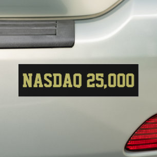 Adesivo Para Carro Celebração da Bolsa de Valores NASDAQ 25000