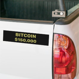 Adesivo Para Carro Celebração do Bitcoin aos 150000