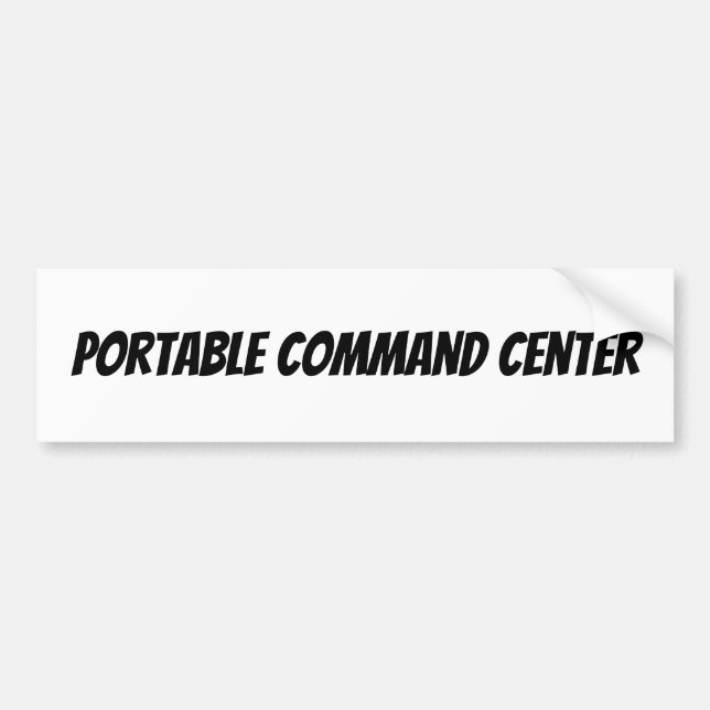 Adesivo Para Carro centro de comando portátil (Frente)