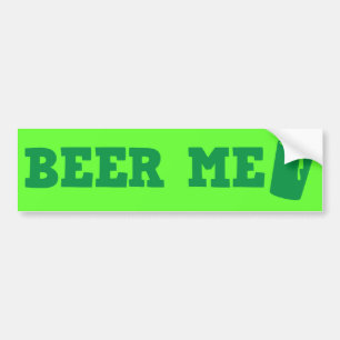 Adesivo Para Carro CERVEJA MIM design do verde do Dia de São Patríc