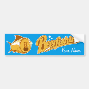 Adesivo Para Carro Cerveja & pesca