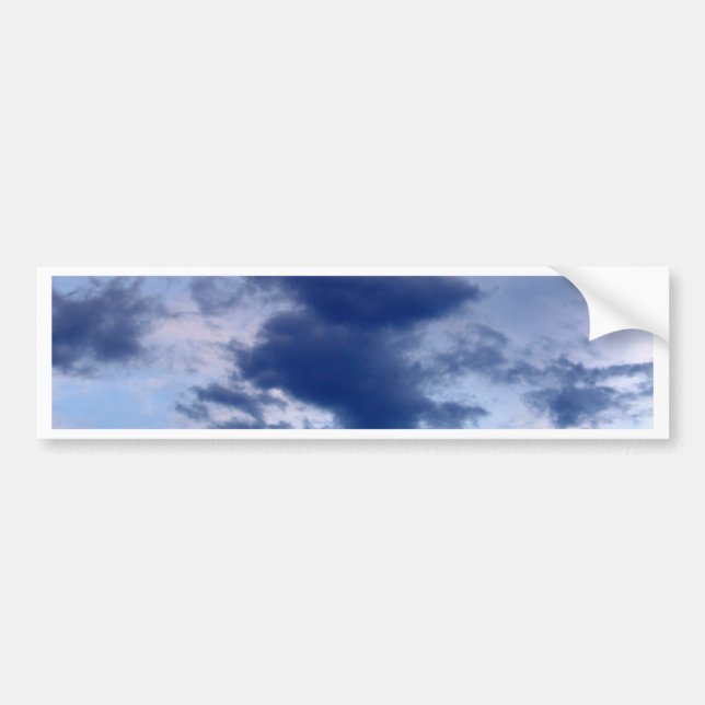 Adesivo Para Carro céu e nuvem bonitos (Frente)