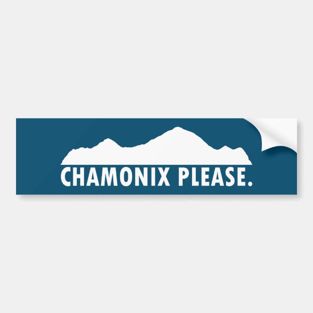 Adesivo Para Carro Chamonix, por favor (Frente)