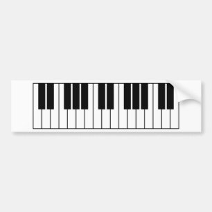 Adesivo Para Carro Chaves do Piano