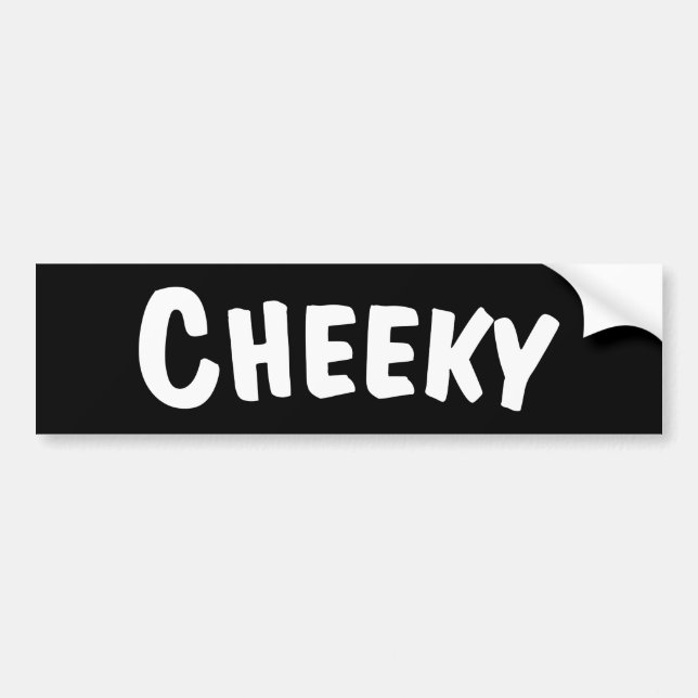 Adesivo Para Carro Cheeky (Frente)