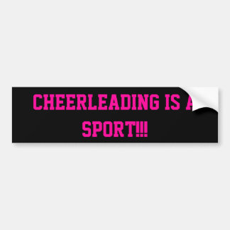 Adesivo Para Carro Cheerleading É um esporte!!!