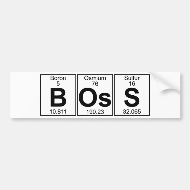 Adesivo Para Carro Chefe (boss) - cheio (Frente)