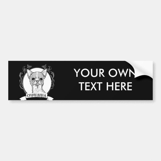 ADESIVO PARA CARRO CHIHUAHUA (Frente)