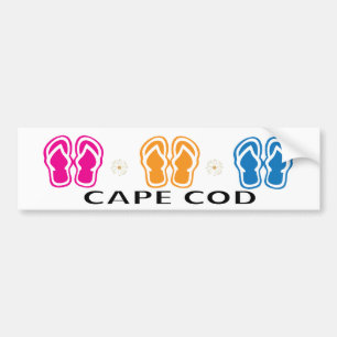 Adesivo Para Carro Chinelos de Cape Cod