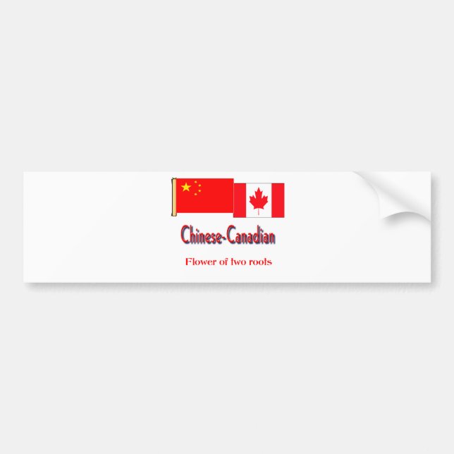 Adesivo Para Carro Chinês-canadense (Frente)