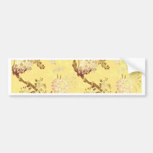 Adesivo Para Carro Chique bonito do vintage frio asiático do amarelo