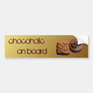 Adesivo Para Carro chocoholic a bordo