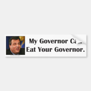 Adesivo Para Carro Chris Christie pode comer seu regulador