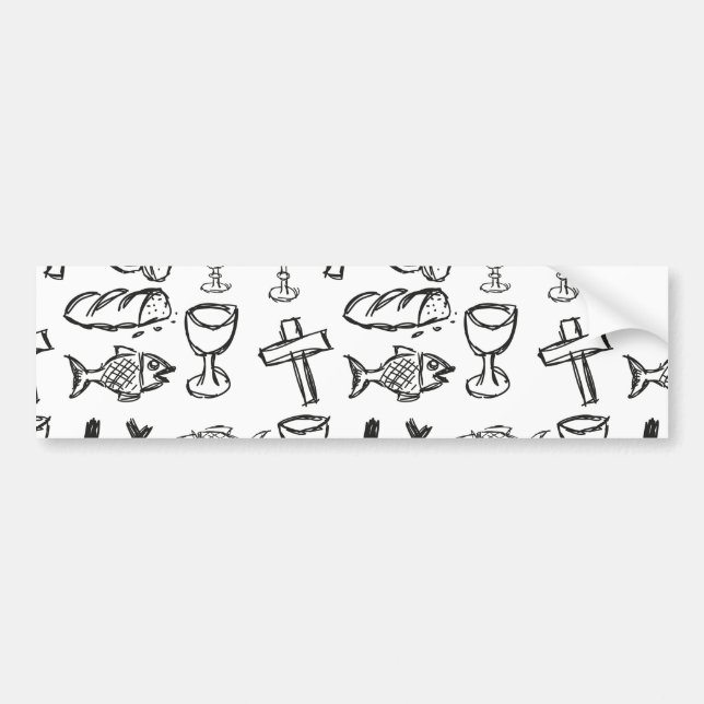 Adesivo Para Carro Christian Pattern (Frente)