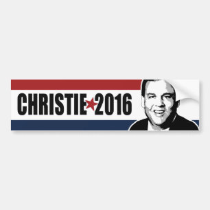 Adesivo Para Carro Christie 2016 pára-choque brancos da estrela e