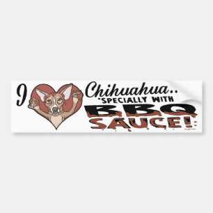 Adesivo Para Carro CHURRASCO engraçado da chihuahua