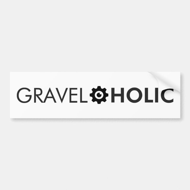 Adesivo Para Carro Ciclagem Gravelaholic Gravel (Frente)