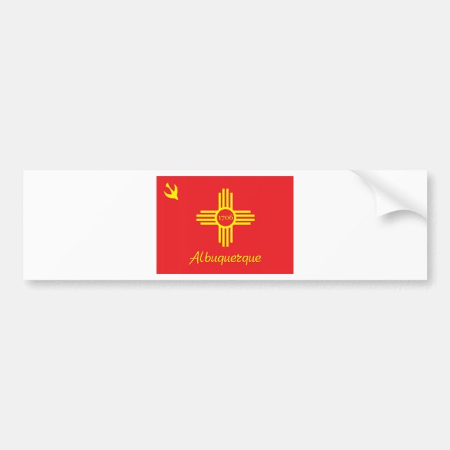 Adesivo Para Carro Cidade de Albuquerque (Frente)