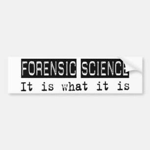 Adesivo Para Carro Ciência forense é