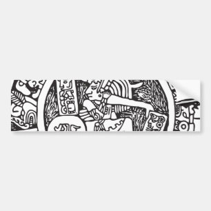 Adesivo Para Carro Círculo maia, hieróglifo mexicano (Maya)