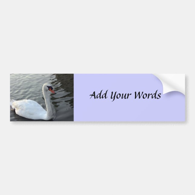 Adesivo Para Carro Cisne (Frente)