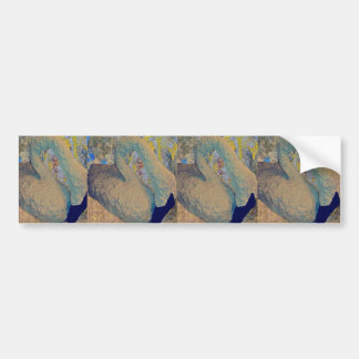 Adesivo Para Carro Cisnes de trompetista do autocolante no vidro