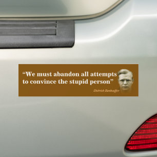Adesivo Para Carro Citação de Dietrich Bonhoeffer sobre as pessoas es