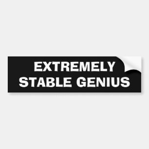 Adesivo Para Carro Citação do Genius Funny Donald Trump Extremament
