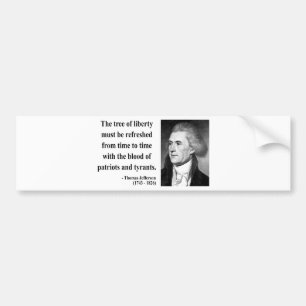 Adesivo Para Carro Citações 12b de Thomas Jefferson