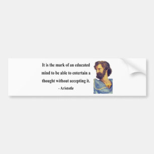 Adesivo Para Carro Citações 1b de Aristotle