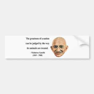 Adesivo Para Carro Citações 2b de Gandhi