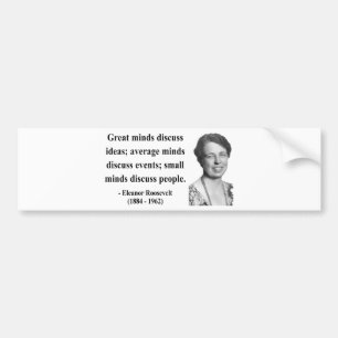 Adesivo Para Carro Citações 5b de Eleanor Roosevelt