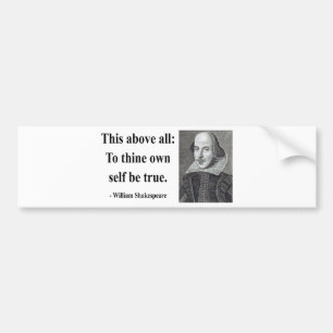 Adesivo Para Carro Citações 8b de Shakespeare