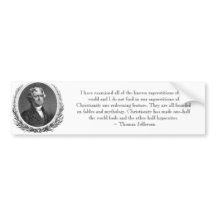 Citações Bumpersticker de Thomas Jefferson