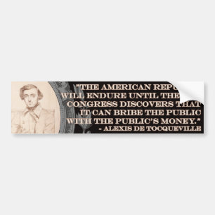 Adesivo Para Carro Citações de Alexis de Tocqueville: A vida de