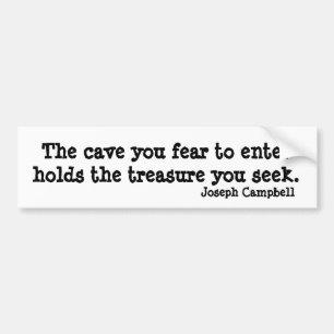 Adesivo Para Carro Citações inspiradas de Joseph Campbell da cavern