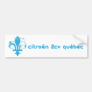 Adesivo Para Carro Citroën 2cv Quebeque auto-adesiva