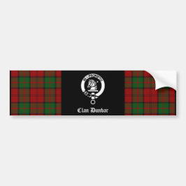 Adesivo Para Carro Clan Dunbar Tartan & Crest Crachá