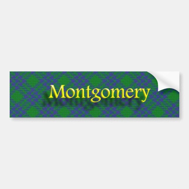 Adesivo Para Carro Clan Montgomery Scottish (Frente)