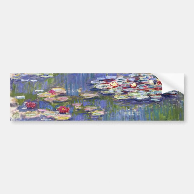 Adesivo Para Carro Claude Monet - Lírios/Ninfas (Frente)