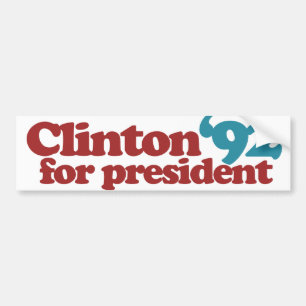 Adesivo Para Carro Clinton Gore 92