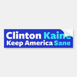 Adesivo Para Carro Clinton/Kaine: Mantenha o autocolante no vidro