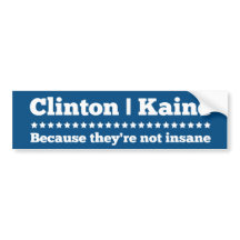 Clinton Kaine porque não são insanos