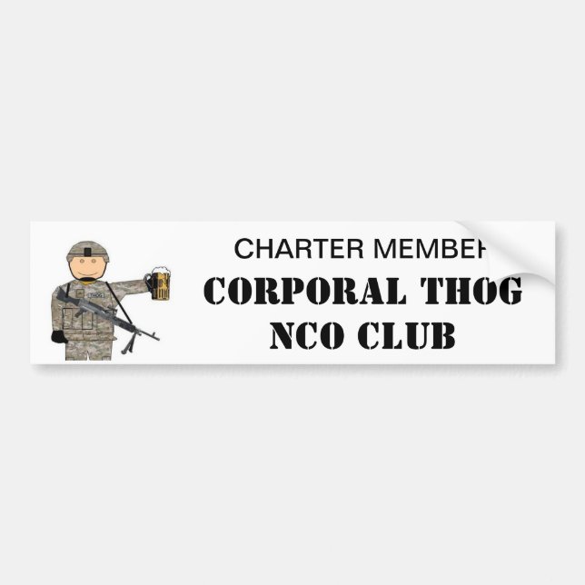 ADESIVO PARA CARRO CLUBE COMPLETO DE THOG NCO (Frente)