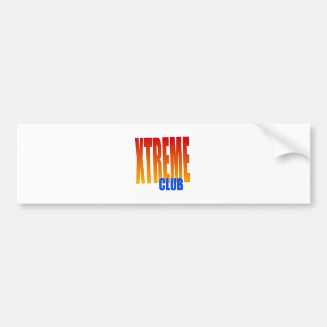 Adesivo Para Carro clube do xtreme (Frente)