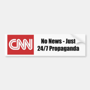 Adesivo Para Carro CNN - Sem Notícias - Apenas Propaganda 24/7