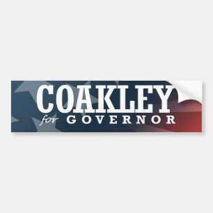 ADESIVO PARA CARRO COAKLEY PARA O GOVERNADOR 2014