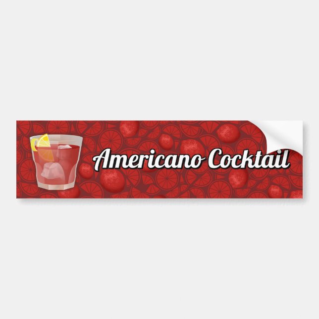 Adesivo Para Carro cocktail americano (Frente)