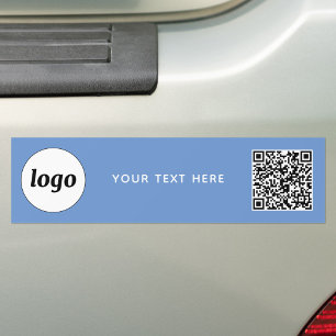 Adesivo Para Carro Código QR de Promoção Empresarial Simples com Logo