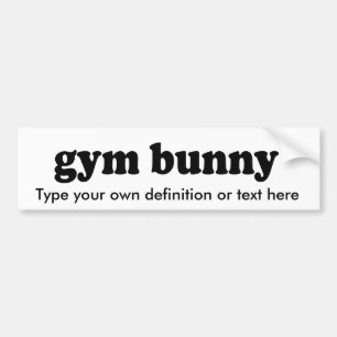 ADESIVO PARA CARRO COELHO DO GYM